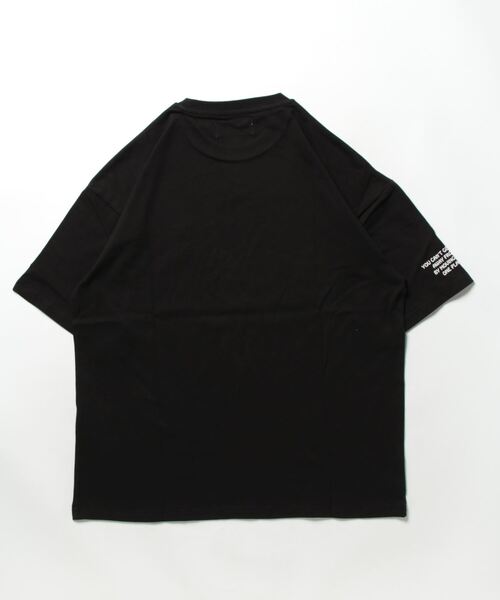 「JUGLANS」 7分袖Tシャツ L ブラック メンズ_画像2