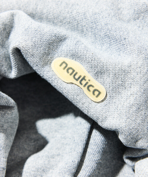 「NAUTICA」 ジップアップパーカー LARGE グレー メンズの画像