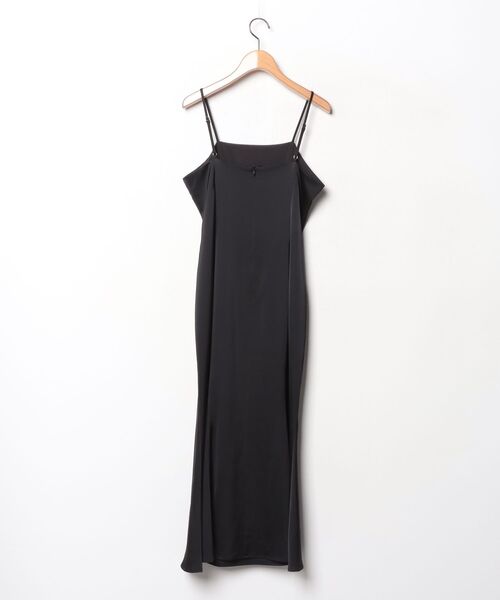 「Leja」 キャミソールワンピース MEDIUM ブラック レディース_画像2