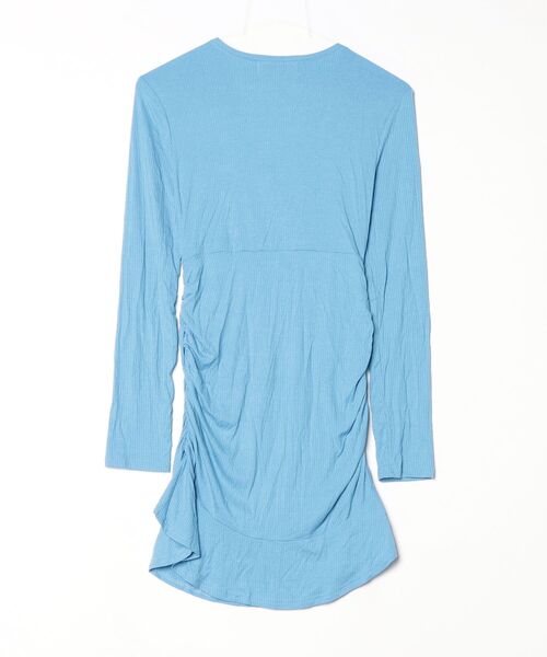 「Jasmine Grandiflorum」 長袖ワンピース MEDIUM ブルー レディース_画像2