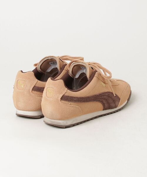 「PUMA」 ローカットスニーカー 24.5cm ベージュ レディースの画像