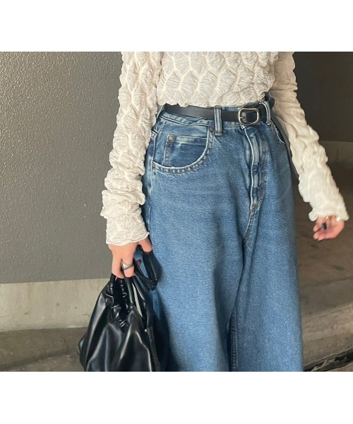 「BLACK BY MOUSSY」 ベルト FREE ブラウン レディース_画像5