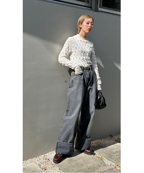 「BLACK BY MOUSSY」 ベルト FREE ブラウン レディース_画像6