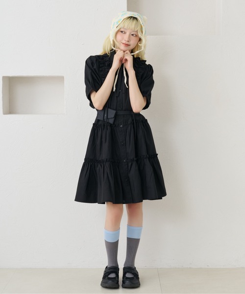 kutir（クティール） ワンピース 「紐付き」アソートフリルティアード