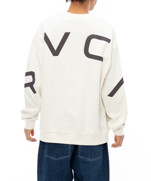 「RVCA」 スウェットカットソー X-LARGE ブラック メンズ_画像9