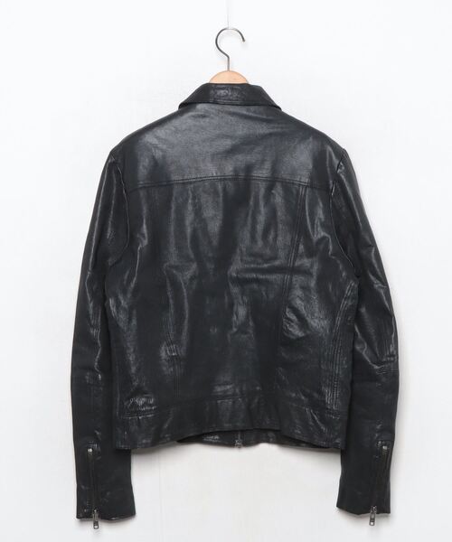 Nudie Jeans（ヌーディージーンズ） レザーブルゾン - ブラック メンズ
