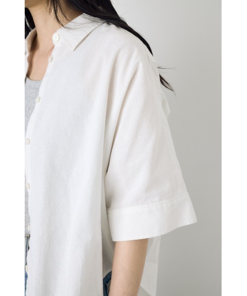 AZUL BY MOUSSY（アズールバイマウジー） リネンシャツ ブラウス