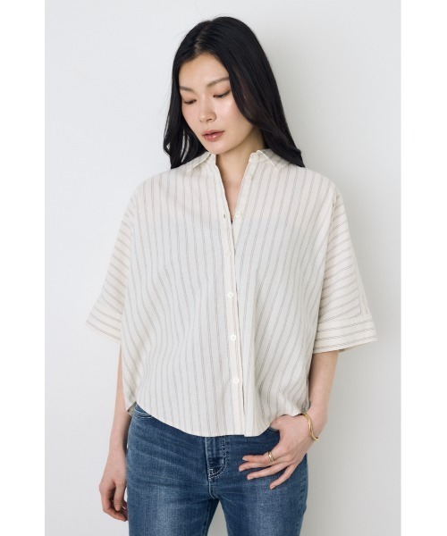 AZUL BY MOUSSY（アズールバイマウジー） リネンシャツ ブラウス