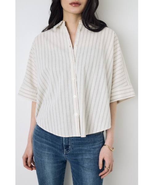 AZUL BY MOUSSY（アズールバイマウジー） リネンシャツ ブラウス