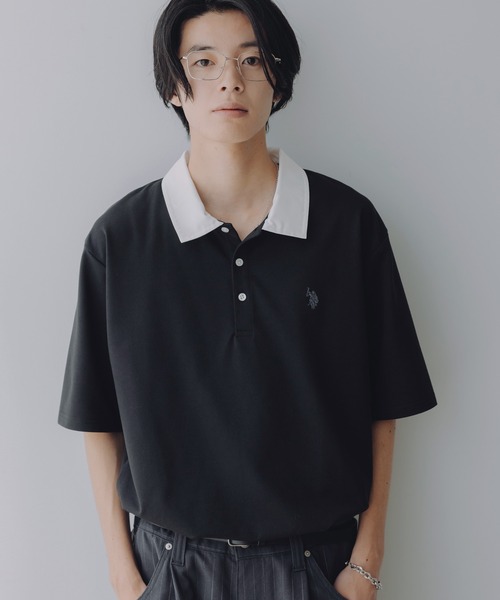 U.S. POLO ASSN.（ユーエスポロアッスン） ポロシャツ 半袖 別注 ワン