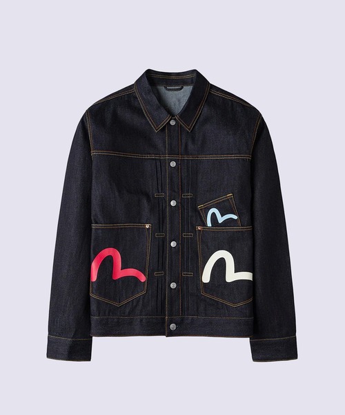 エヴィス/ジージャン/EVISU EVISU（エヴィス） デニムジャケット gジャン メンズ : ZOZOTOWN Yahoo