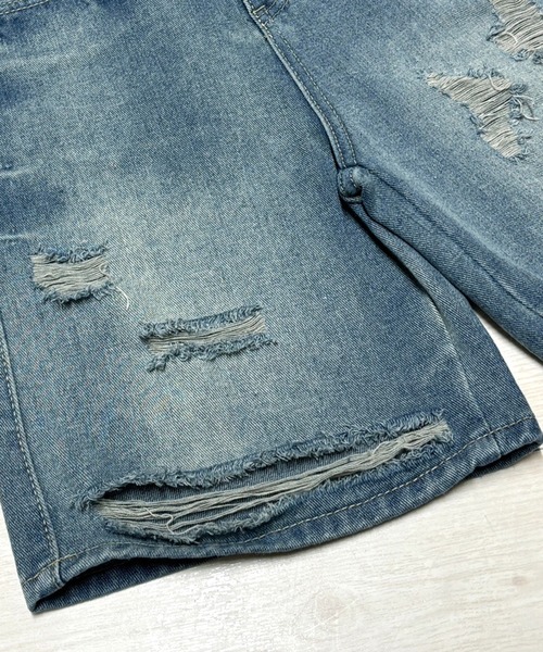 「NANEA」 「fashion jeans」デニムハーフパンツ X-SMALL ブルー レディース_画像5