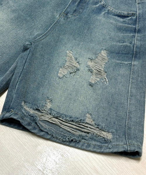 「NANEA」 「fashion jeans」デニムハーフパンツ X-SMALL ブルー レディース_画像6