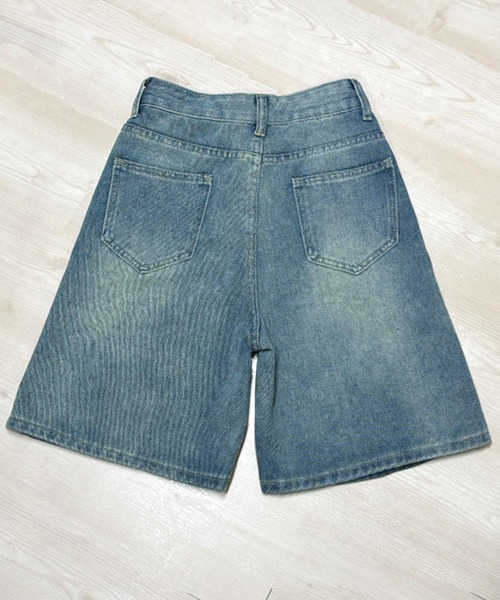 「NANEA」 「fashion jeans」デニムハーフパンツ X-SMALL ブルー レディース_画像8