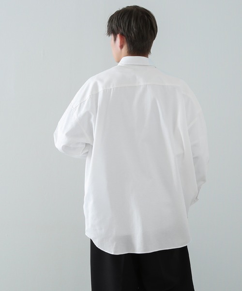 「NULL」 長袖シャツ LARGE ブラック メンズ_画像7