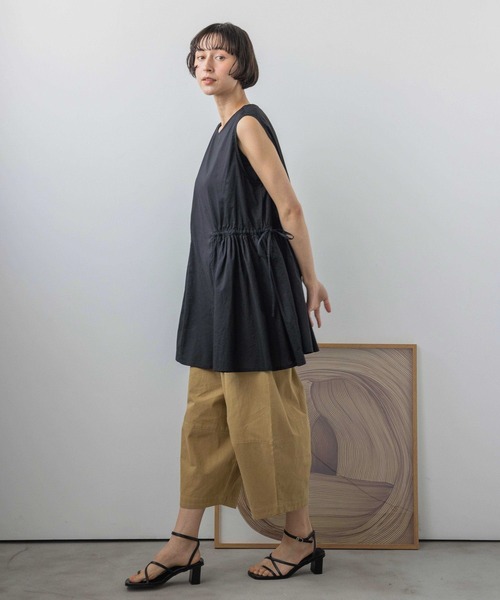 ブラウス シャツ 「natural by clip」カットワークチュニックSET レディースの画像