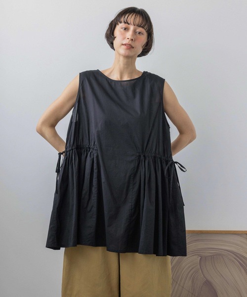 ブラウス シャツ 「natural by clip」カットワークチュニックSET レディースの画像