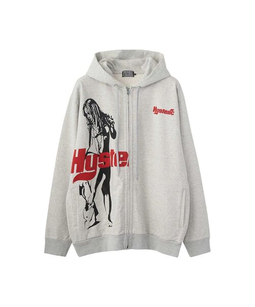 【HYSTERIC GLAMOUR】ヒステリックグラマー ジップアップパーカー HYSTERIC GLAMOUR（ヒステリックグラマー） ジップアップパーカー
