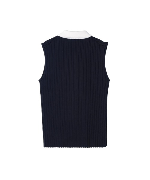 ニット セーター Calina Polo Knit Top レディースの画像