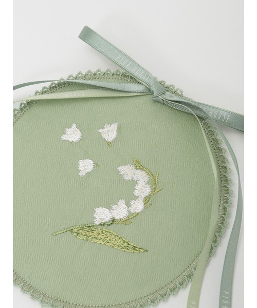 ブローチ スプリンクルポジー刺繍ワッペン レディースの画像