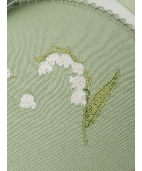 ブローチ スプリンクルポジー刺繍ワッペン レディースの画像
