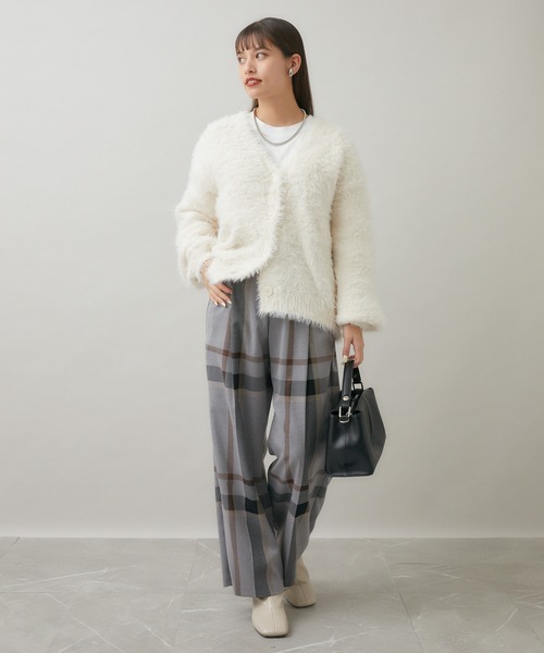 「CLOCHE」 パンツ FREE ネイビー レディース_画像6