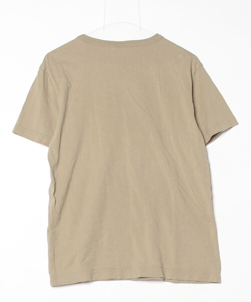 「Champion」 半袖Tシャツ LARGE ベージュ メンズ_画像2