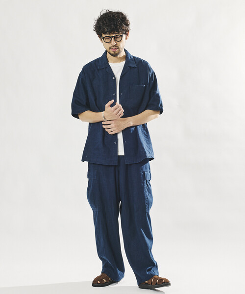 FREAK'S STORE（フリークスストア） カーゴパンツ LINEN COTTON EASY