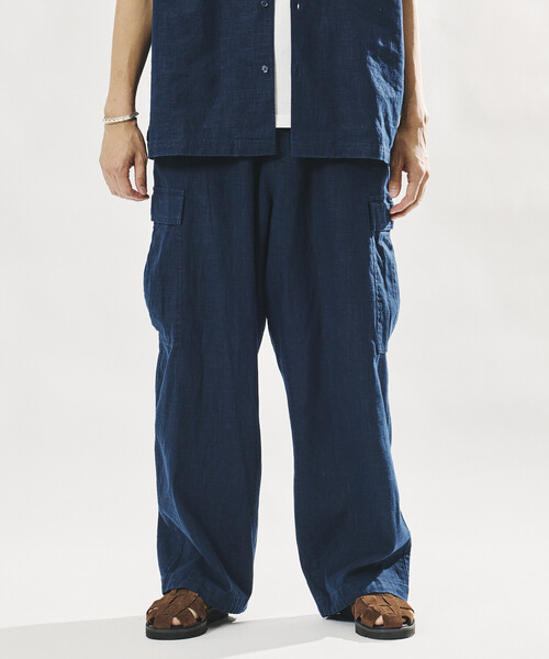 FREAK'S STORE（フリークスストア） カーゴパンツ LINEN COTTON EASY