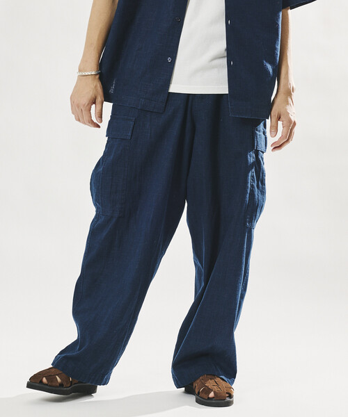 FREAK'S STORE（フリークスストア） カーゴパンツ LINEN COTTON EASY
