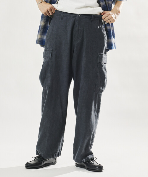 FREAK'S STORE（フリークスストア） カーゴパンツ LINEN COTTON EASY