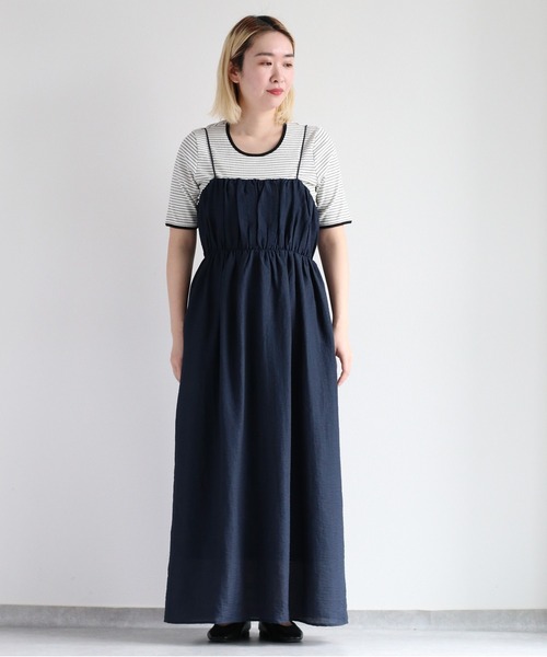 「cepo」 キャミソールワンピース M ベージュ レディース_画像4