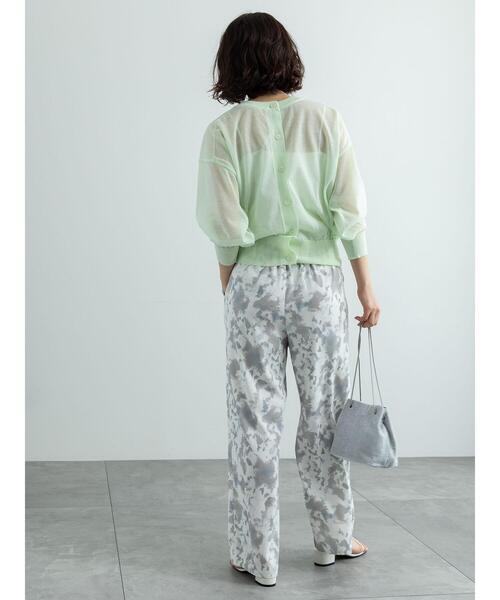 「Te chichi」 ニットカーディガン F グレー レディース_画像3
