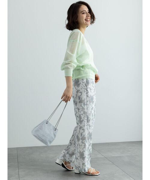 「Te chichi」 ニットカーディガン F グレー レディース_画像9
