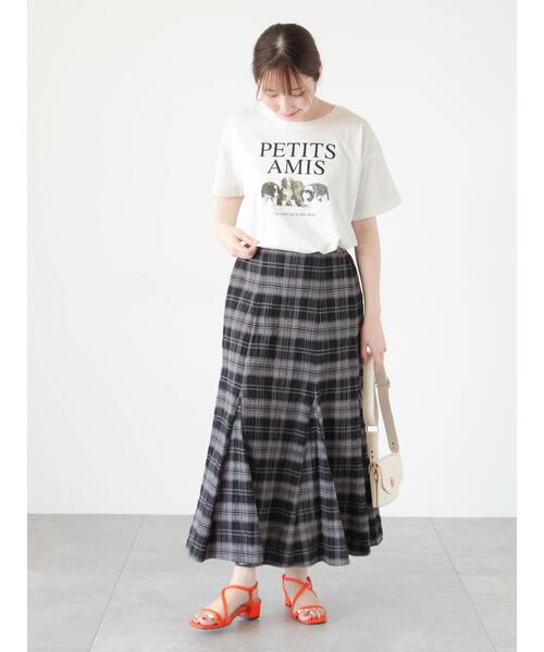 「Te chichi TERRASSE」 スカート F オフホワイト レディース_画像8