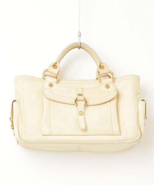 CELINE（セリーヌ） ハンドバッグ - ベージュ レディース : ZOZOTOWN