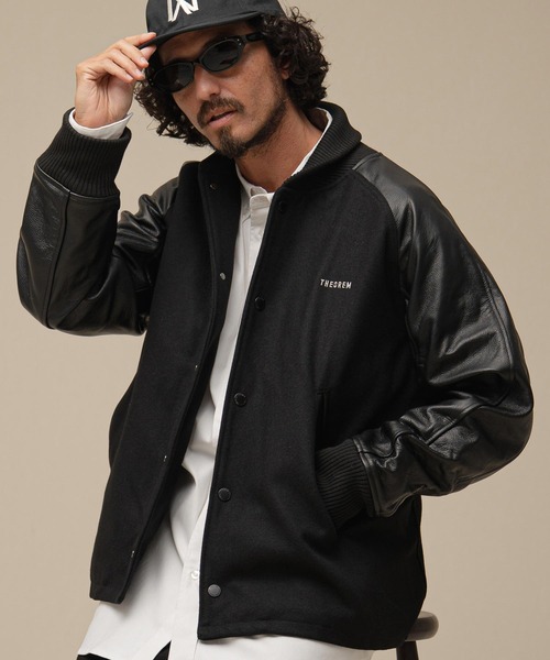 THEOREM スタジャン mj12028-Leather RS Award Jacket II スタジャン THEOREM スタジャン mj12028-Leather RS Award Jacket II スタジャン