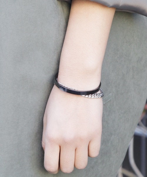 Genri（ゲンリ） バングル Genri/「shallow」chain BANGLE レディース