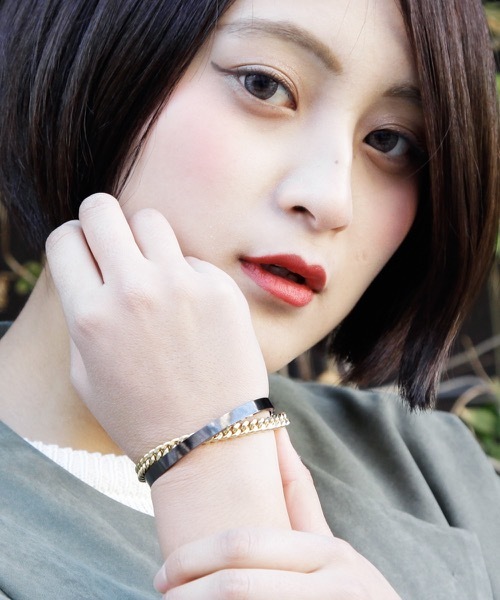 Genri（ゲンリ） バングル Genri/「shallow」chain BANGLE レディース