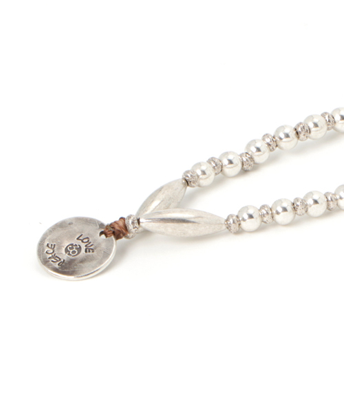 SunKu ネックレス 「SunKu」サンク/ Silver Beads Long Neckalce #2