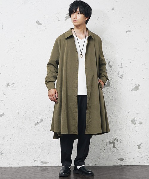 MinoriTY（マイノリティ） シャツ 「MinoriTY」フレアロングシャツ