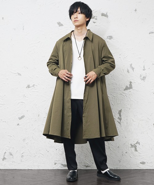 MinoriTY（マイノリティ） シャツ 「MinoriTY」フレアロングシャツ