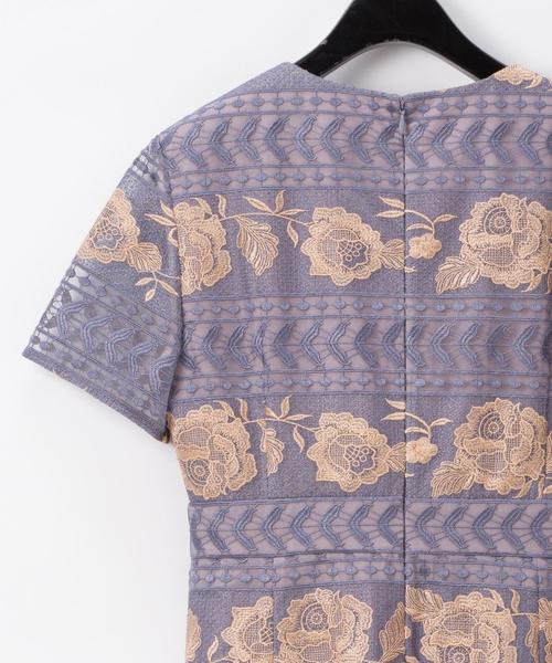ぐりはやや ドレス ライン刺繍ワンピース ZOZOTOWN PayPayモール店 - 通販 - PayPayモール カラーでコ