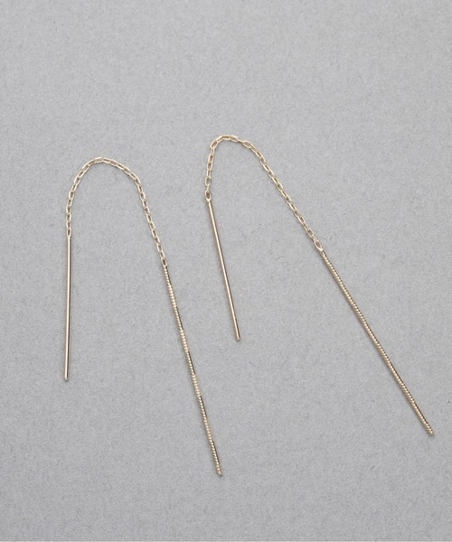 Jewel closet by L&Co. ピアス K10 アメリカンピアス レディース