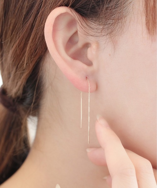 ピアス y Jewel closet by L&Co. ピアス K10 アメリカンピアス レディース