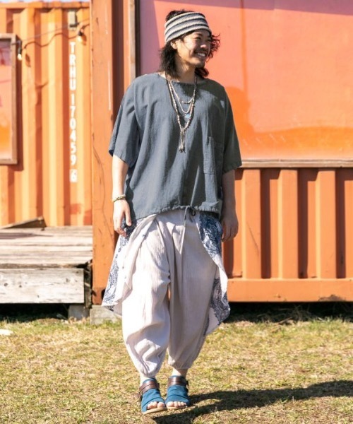 チャイハネ（CAYHANE） 「チャイハネ」アシッド無地MEN'Sトップス