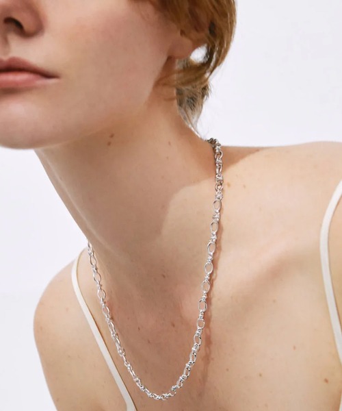 quip queint ネックレス 「quip queint」oval chain necklace SV