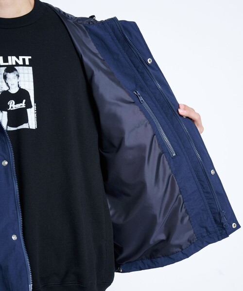 ジャケット・アウター allege Short Half Zip No sleeve P/O Sunice Amber Short Sleeve Wind Jackets