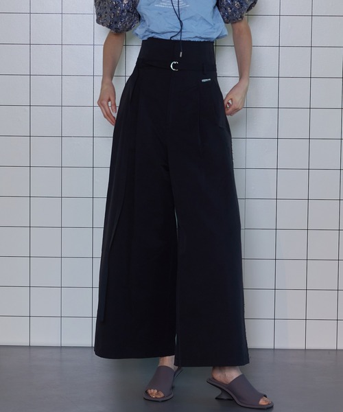 Mercimaison special ツータックハイウェストワイドパンツ MAISON SPECIAL パンツ Two Tuck High Waist Wide Pants