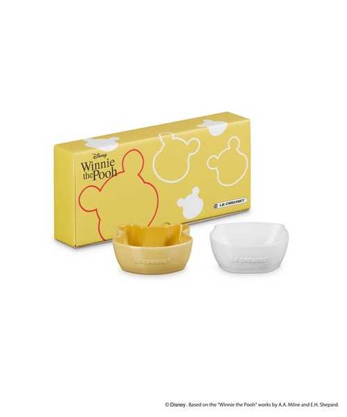 食器 くまのプーさん/ミニ・ディッシュ (2個入り) クインスイエロー/コットン | Le Creuset | 02